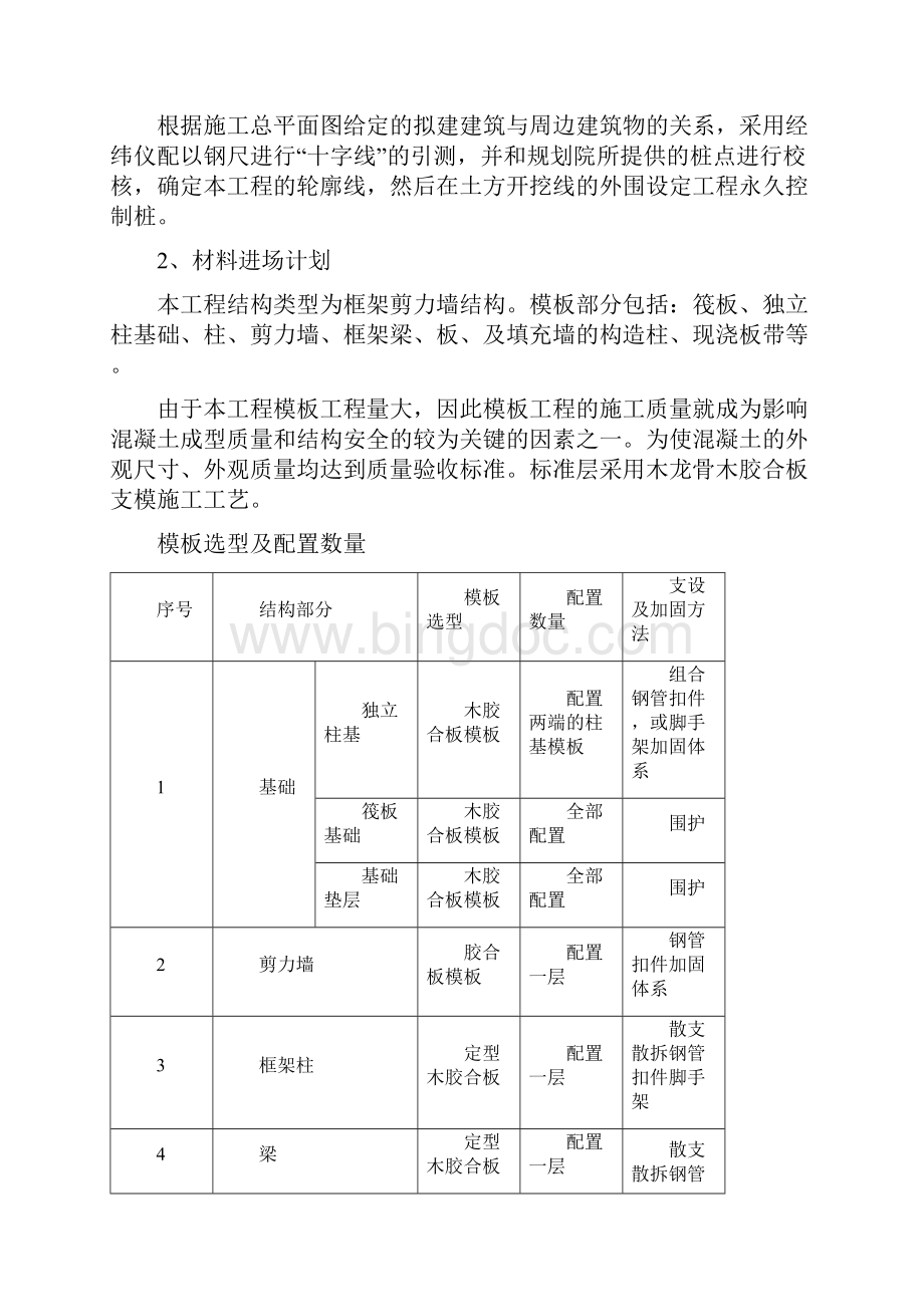 模板搭设与拆除施工方案上海商城.docx_第3页