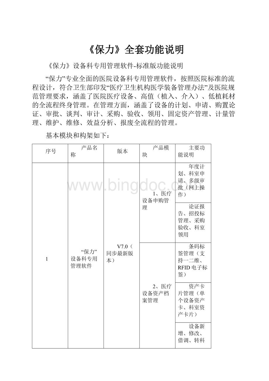 《保力》全套功能说明Word格式文档下载.docx_第1页