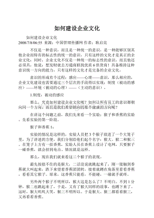 如何建设企业文化.docx