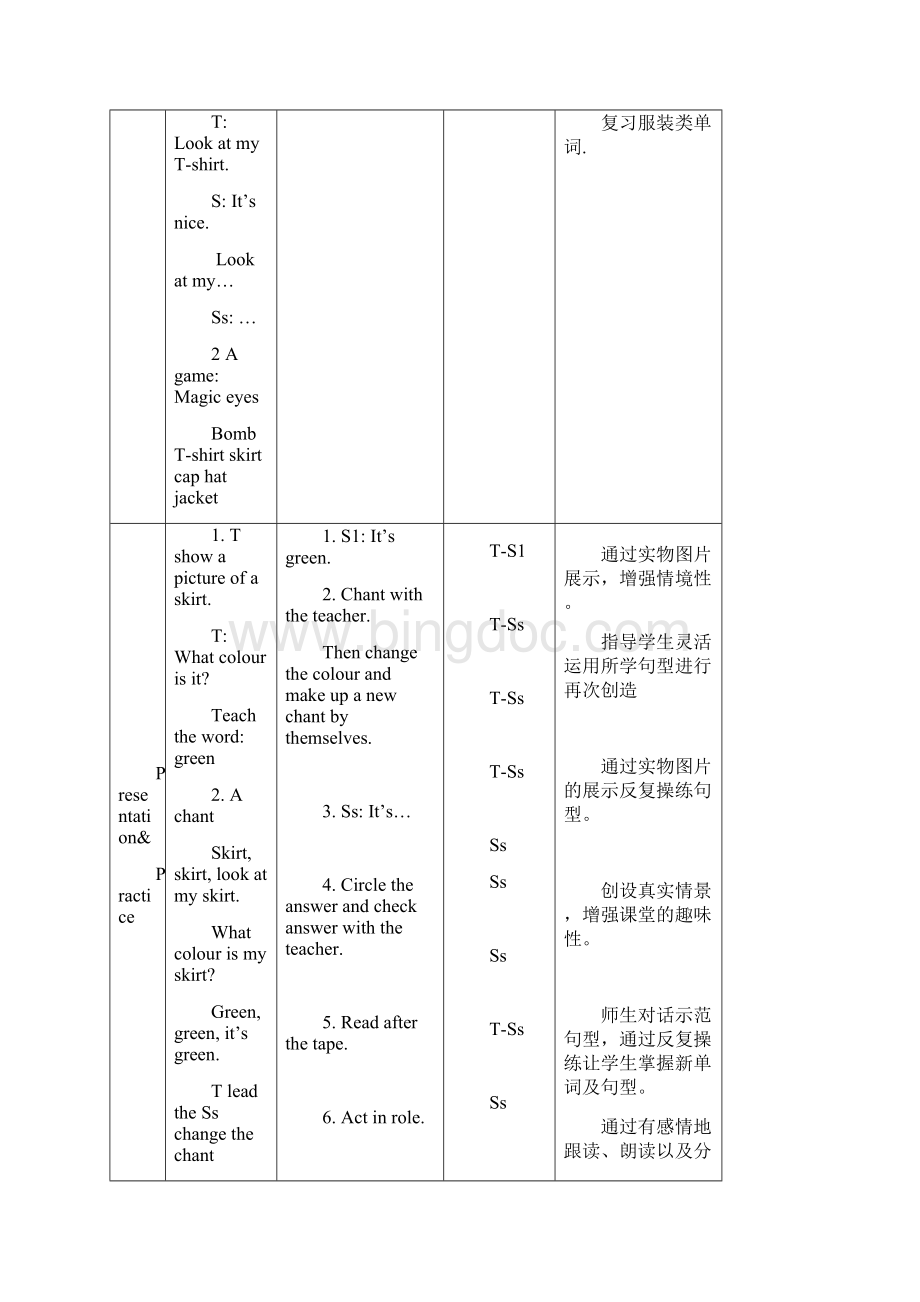 南京市某校译林版三年级英语上册第六单元Unit6 Colours全部教案共6课时.docx_第2页