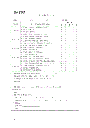 公司绩效考核全套流程表格Word格式.doc