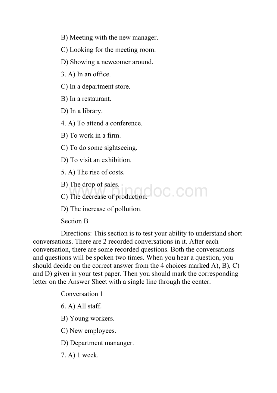英语三级考试A级真题及答案文档格式.docx_第2页