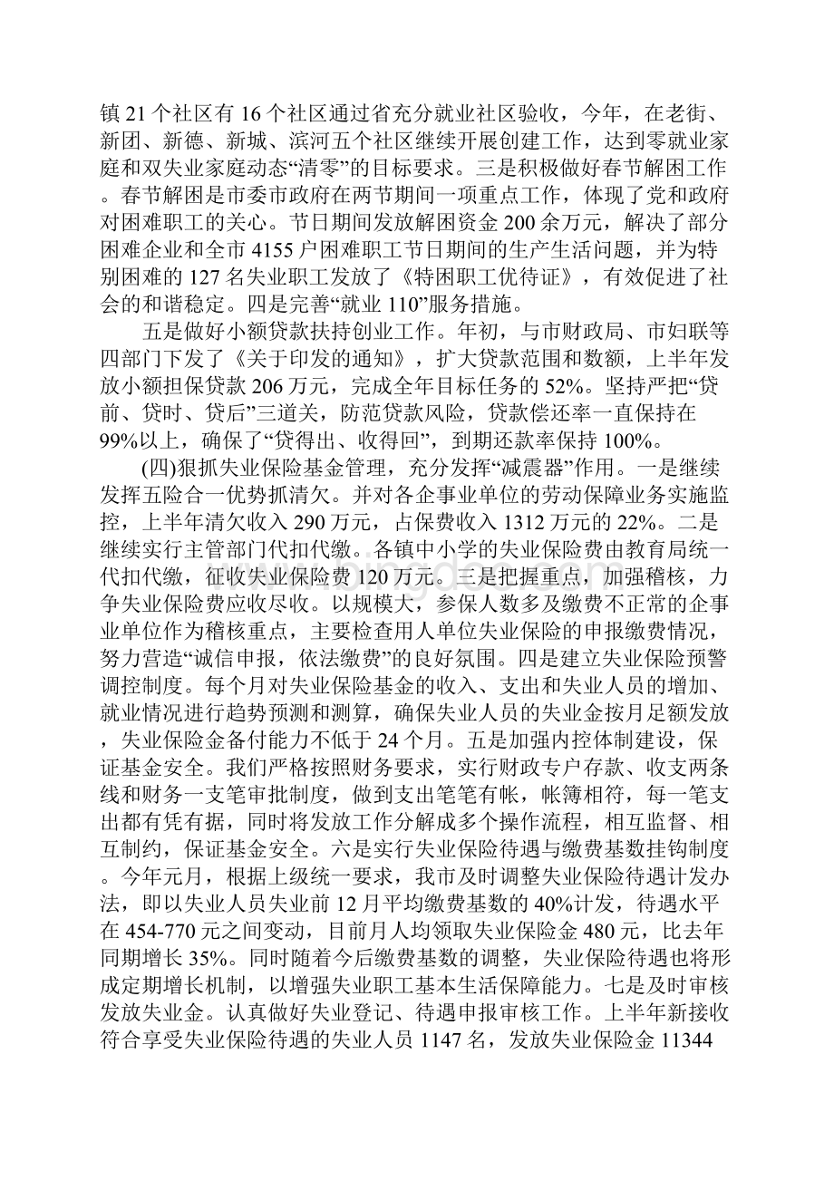 劳动局个人工作总结报告文档格式.docx_第3页