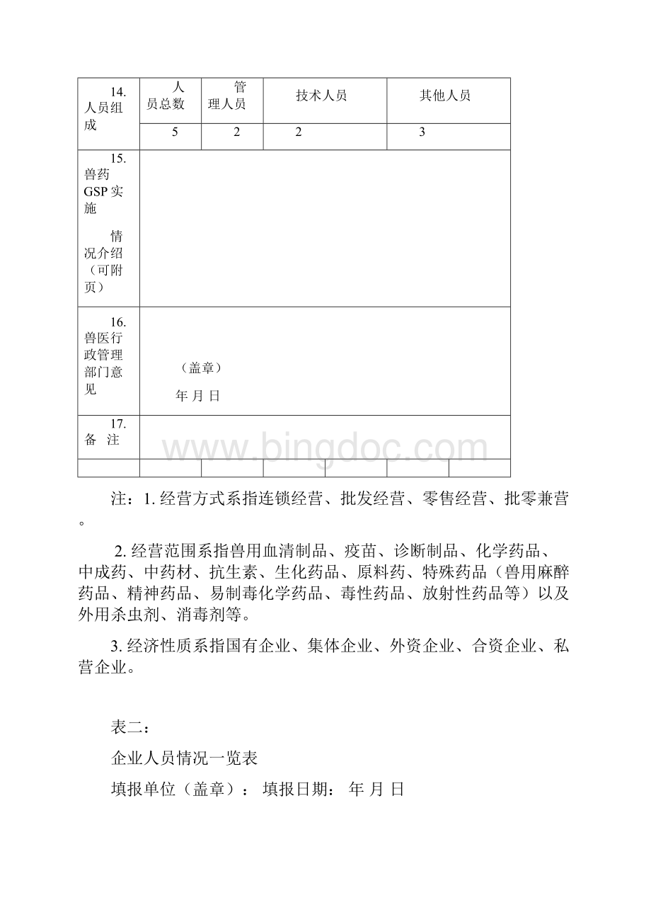 整理甘肃省GSP检查验收申请书Word格式文档下载.docx_第3页