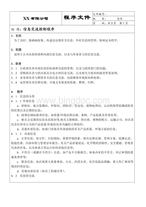 11.最新2015信息交流控制程序Word格式文档下载.doc