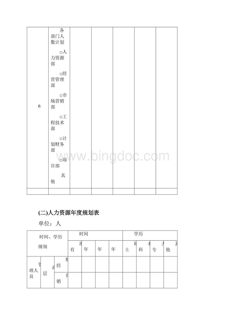 人力资源战略规划模板+表格.docx_第2页