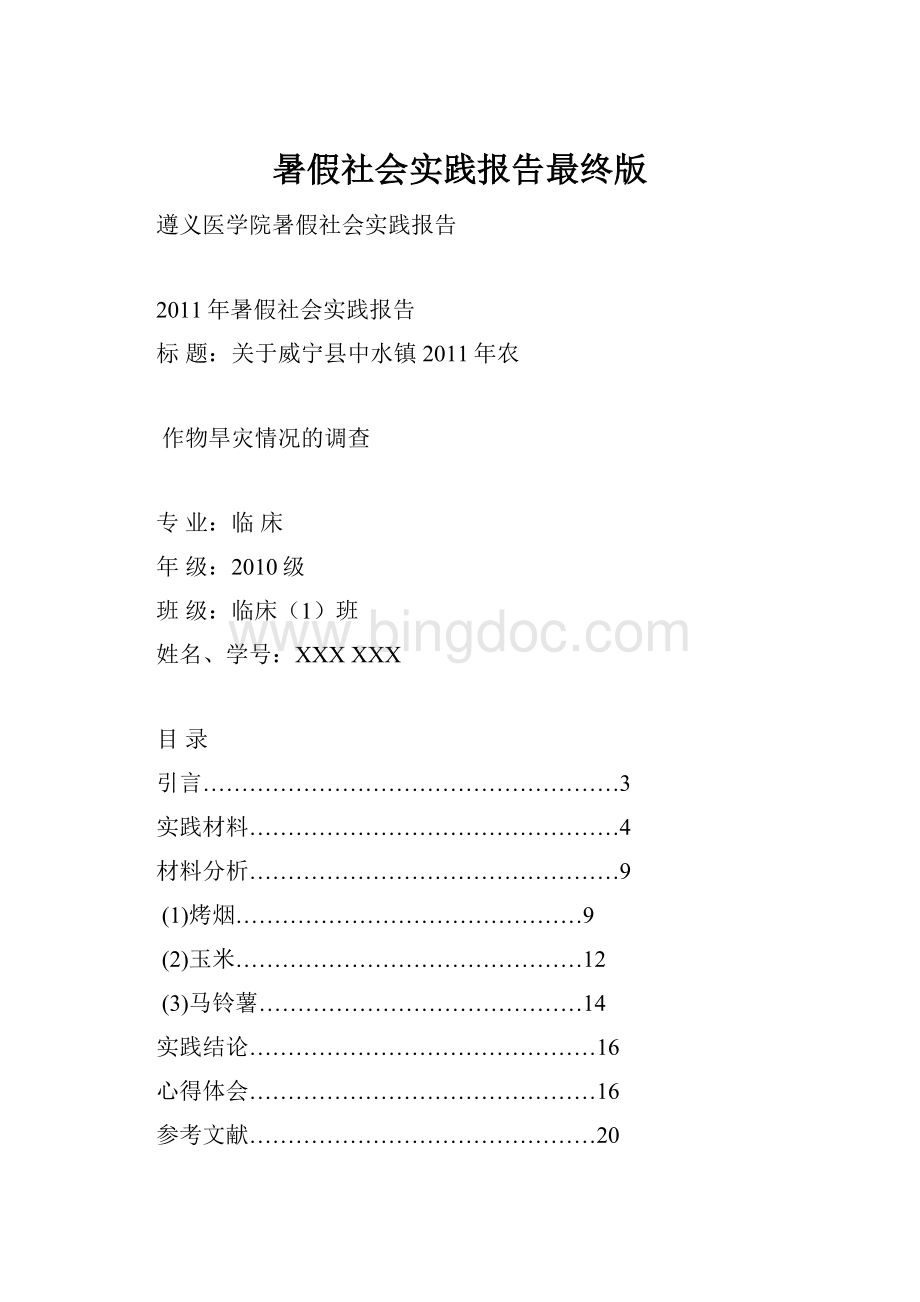 暑假社会实践报告最终版.docx_第1页