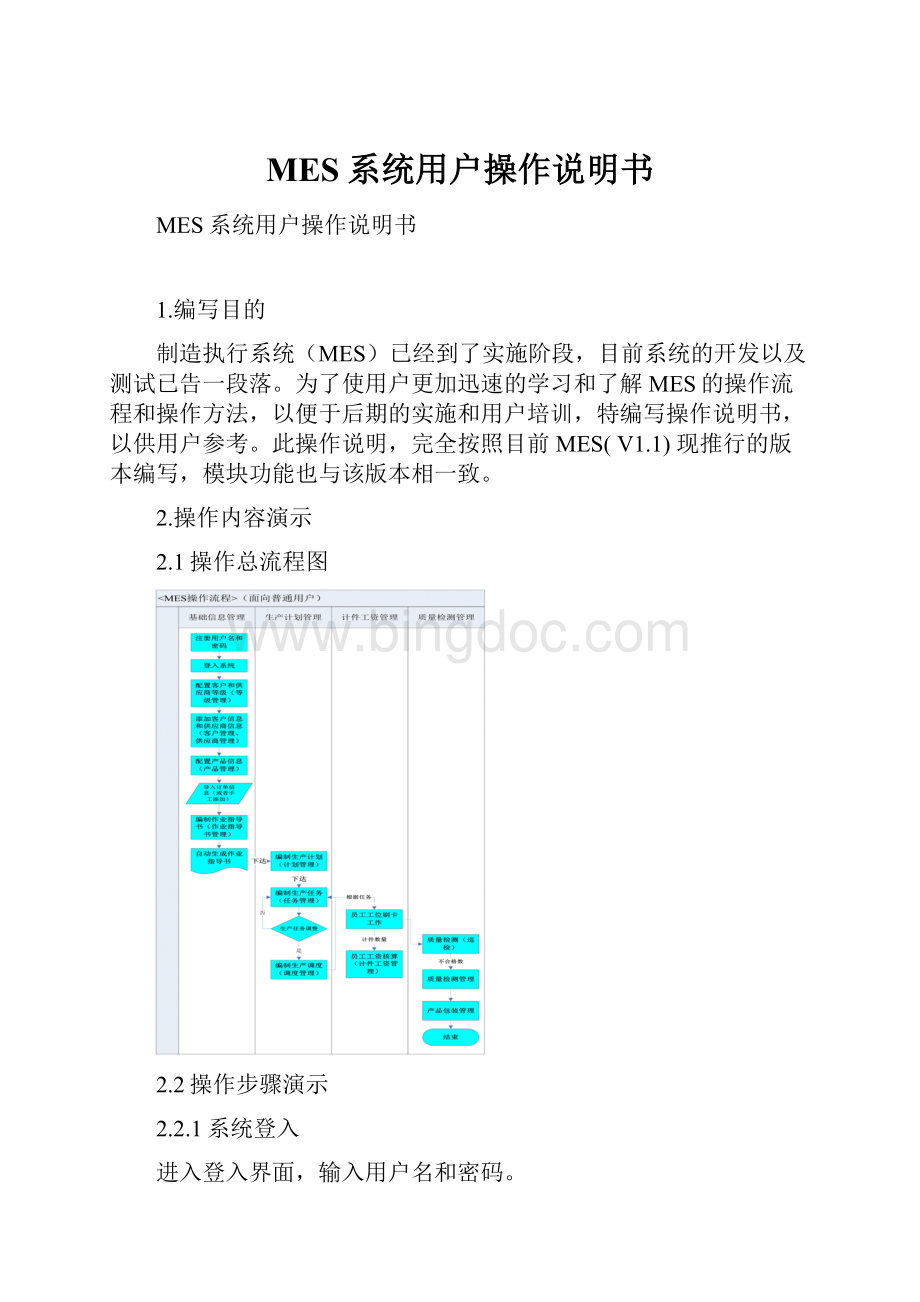 MES系统用户操作说明书.docx_第1页