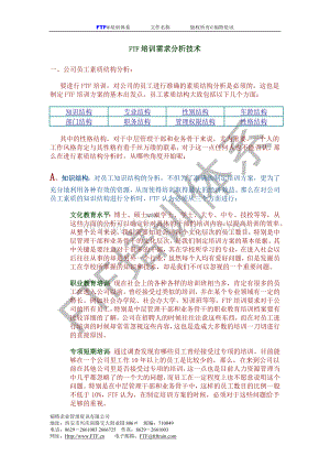 FTF培训需求分析技术.doc