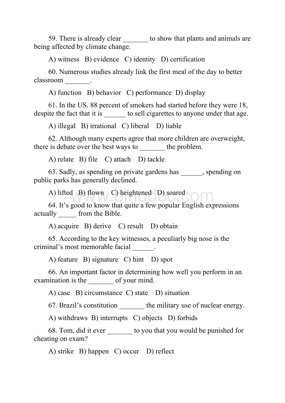 免费四级词汇10套真题含答案.docx_第3页