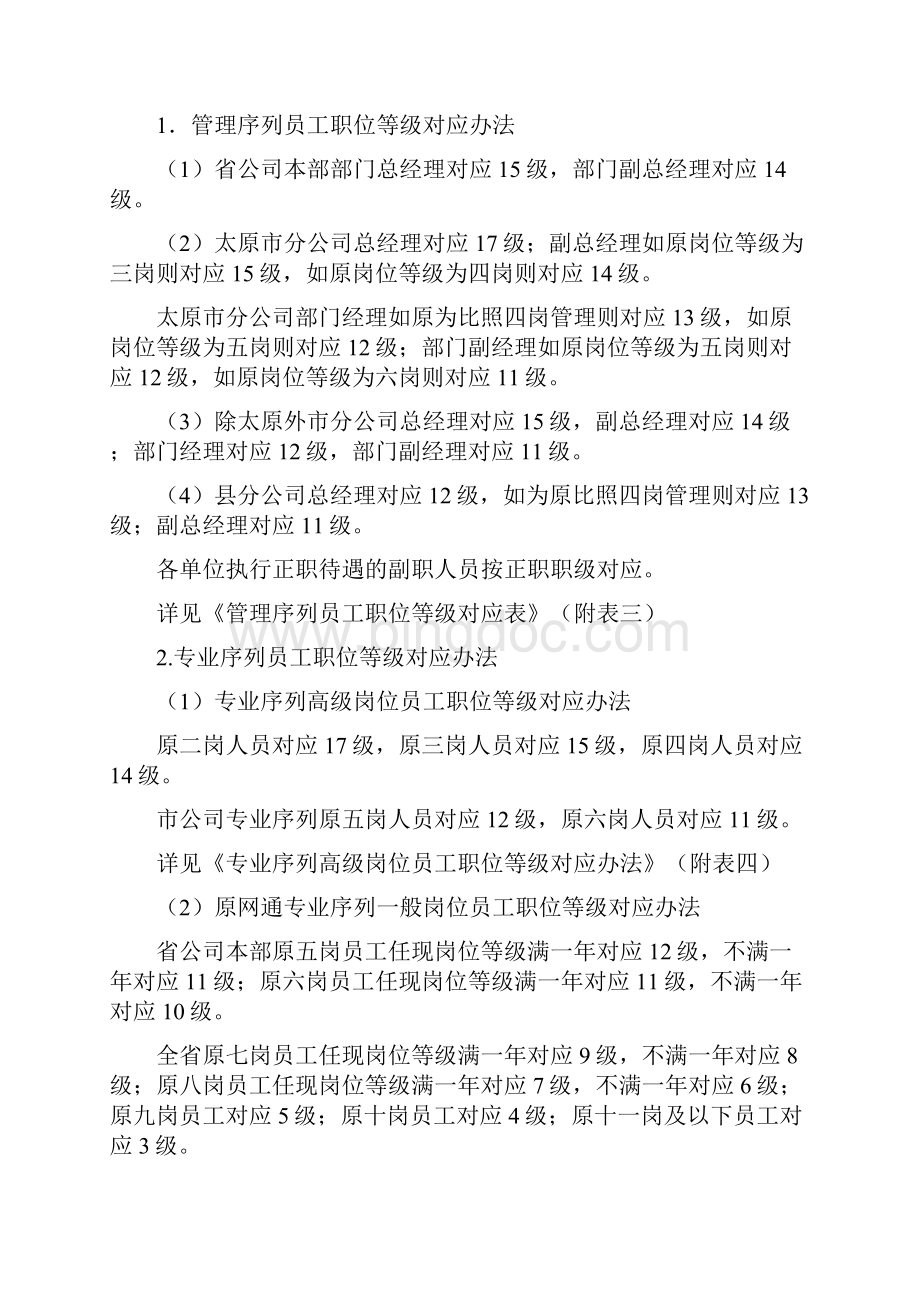 中国联通岗位工资等级表.docx_第3页