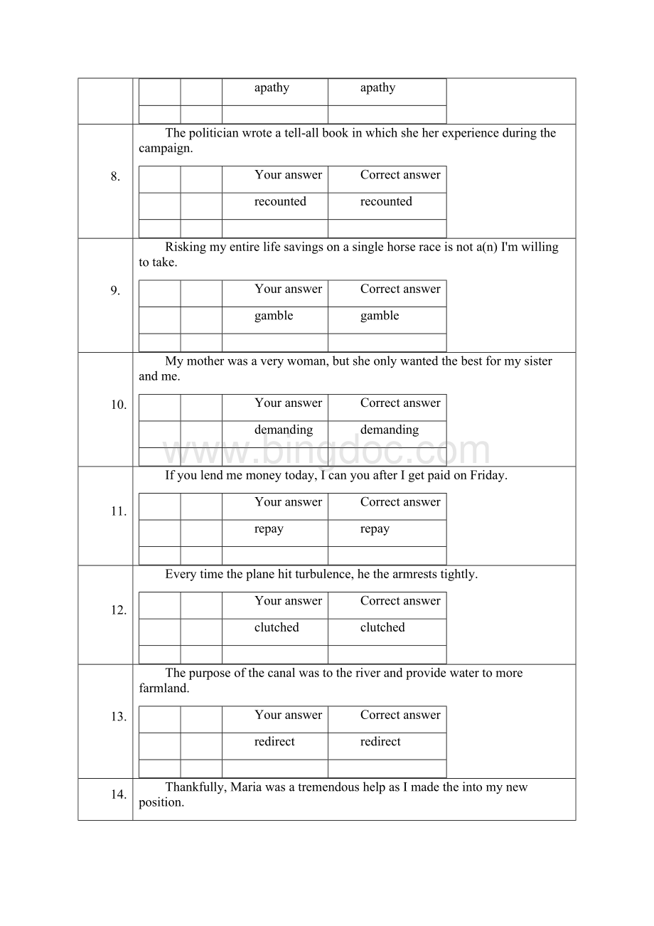 新标准英语综合教程4unittest单元测试15答案.docx_第2页