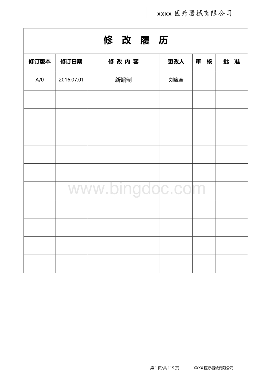 XXXX医疗器械安全生产管理制度.docx_第2页