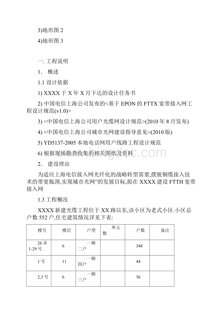 某小区FTTH设计施工和预算上海电信.docx_第3页