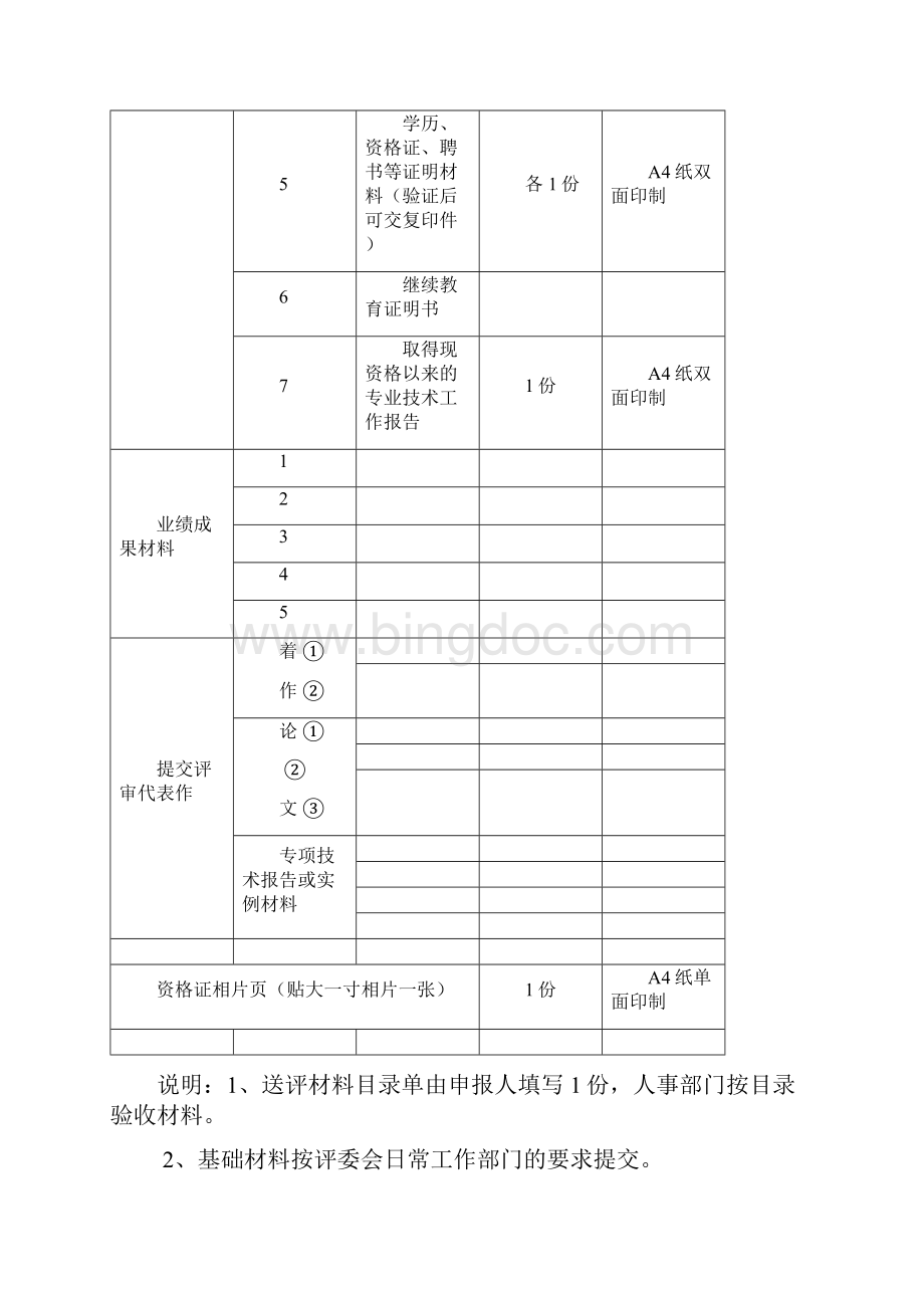 全国技工院校教师职称评审表所有评审十二张表格Word文档下载推荐.docx_第2页