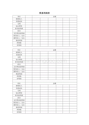 简易利润表.doc