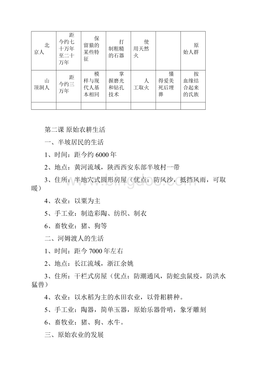 部编版初中七年级历史上册知识点总结文档格式.docx_第2页