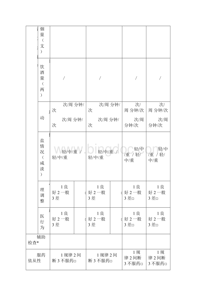 居民健康信息登记DOC.docx_第3页