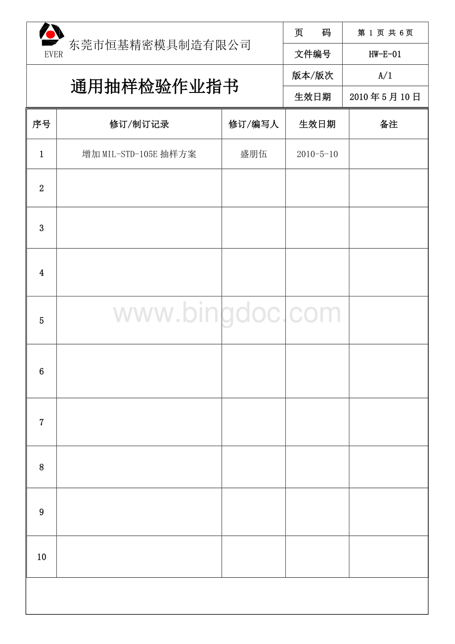 抽样检验作业指导书JW-E-001.doc_第1页