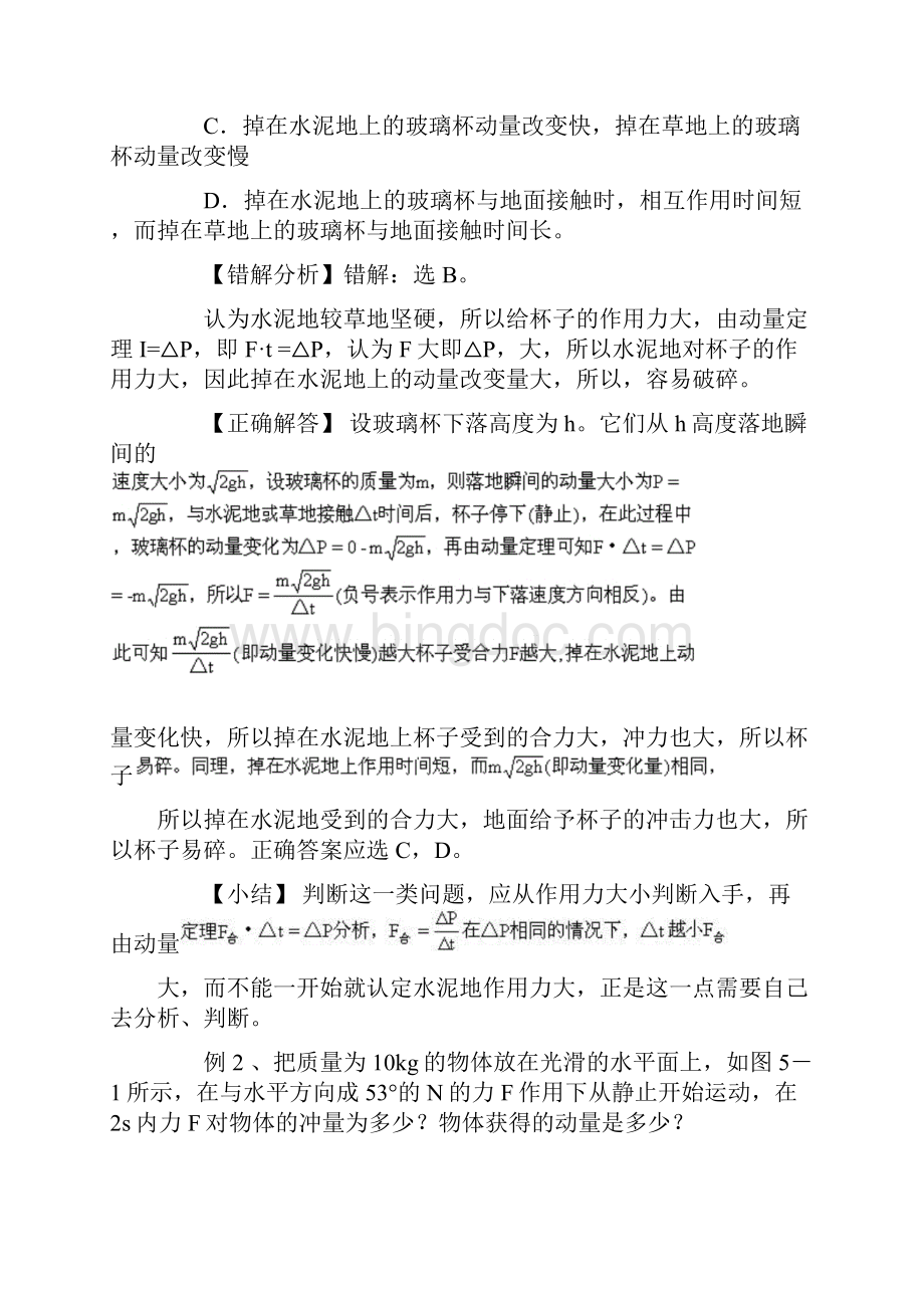 高中物理易错题分析动量动量守恒定律.docx_第2页