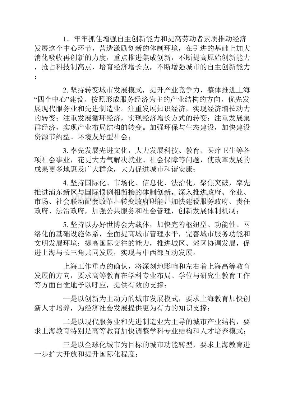 上海市新增博士硕士学位授予单位立项建设规划Word下载.docx_第3页