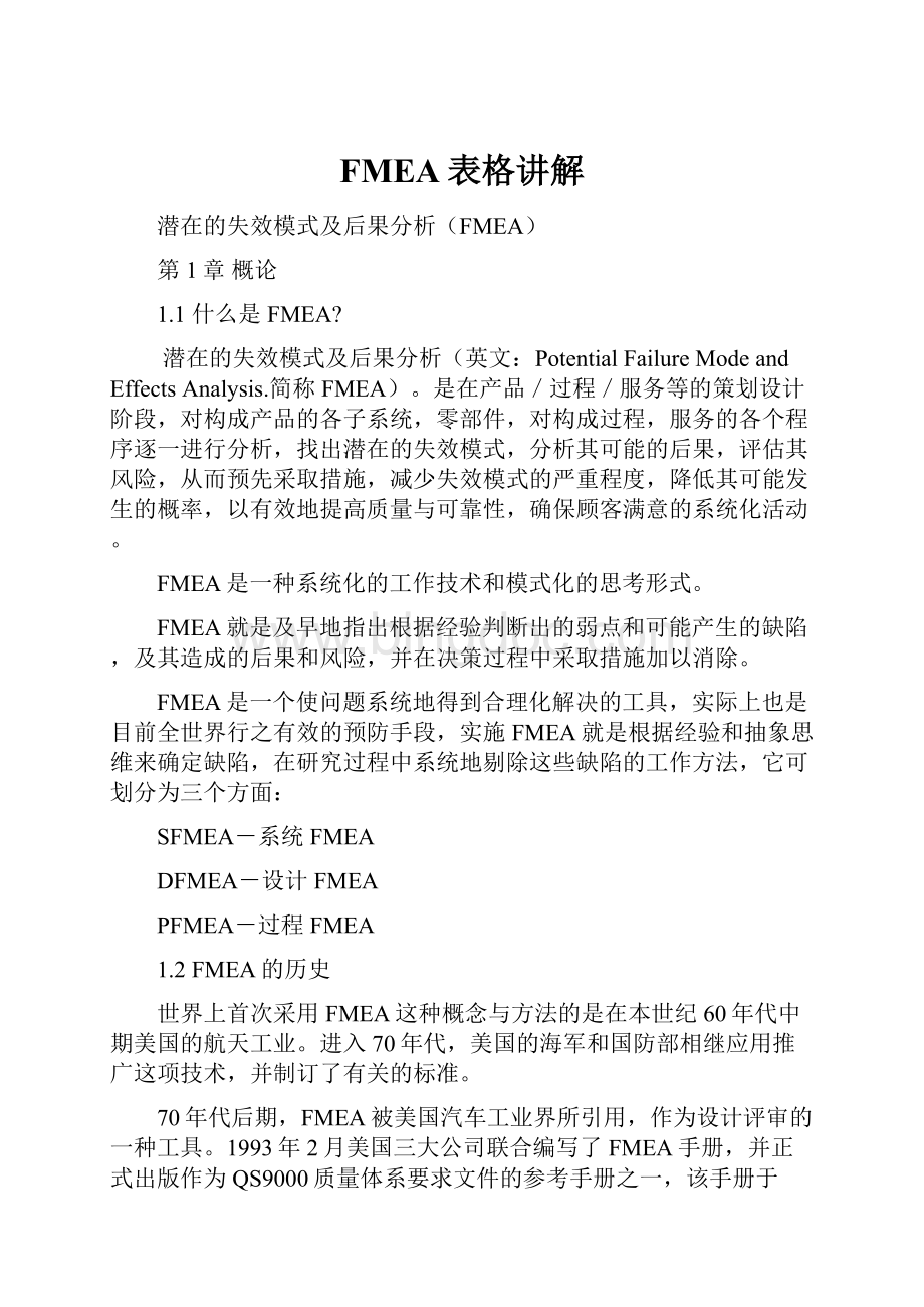 FMEA表格讲解Word格式.docx_第1页