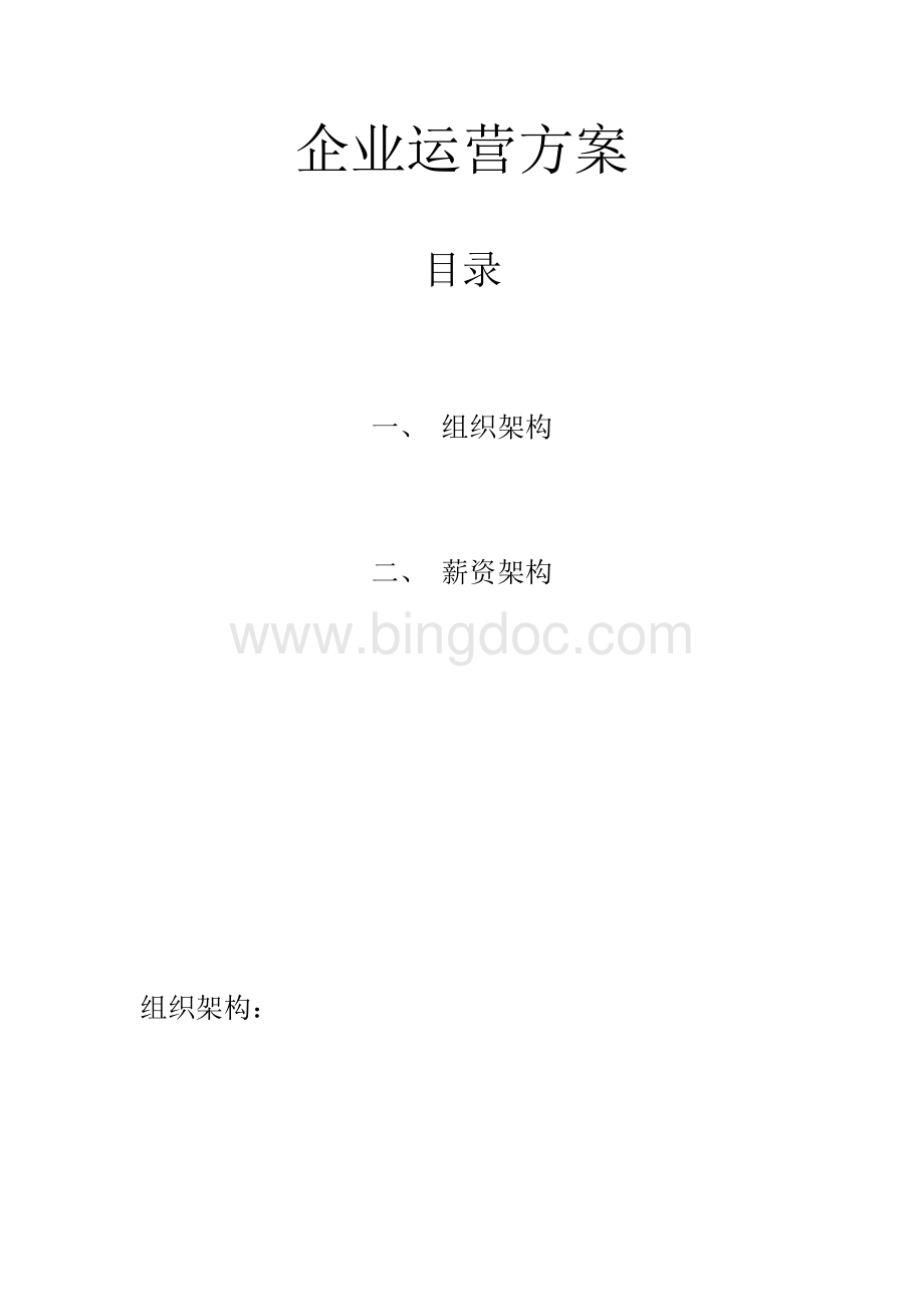 企业运营方案.doc