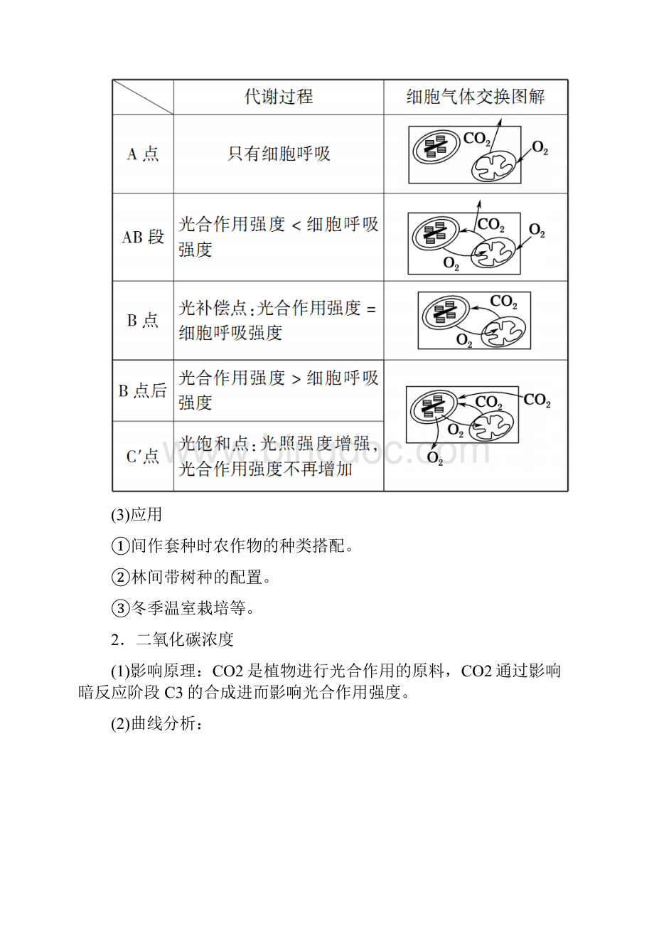 人教版高三生物大一轮总复习第11讲能量之源光与光合作用二Word文档格式.docx_第3页