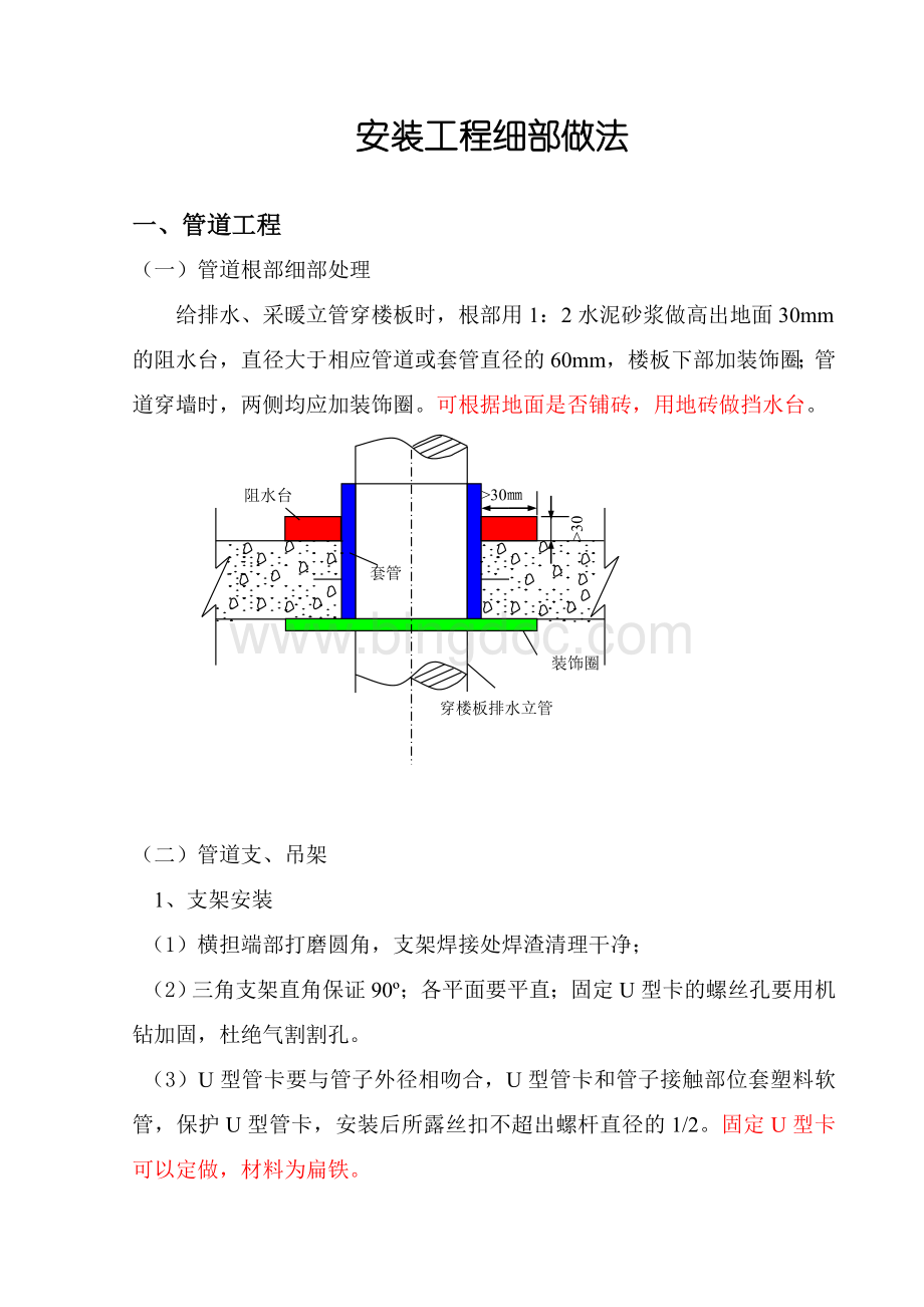 安装工程细部处理做法Word文件下载.doc_第1页