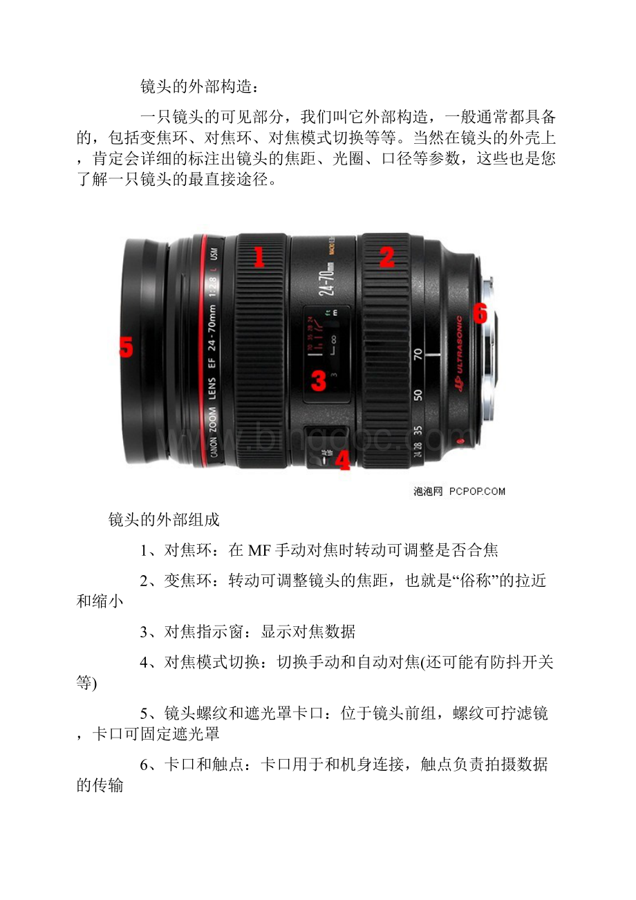 细说镜头基础学习知识基础原理与构造Word下载.docx_第2页