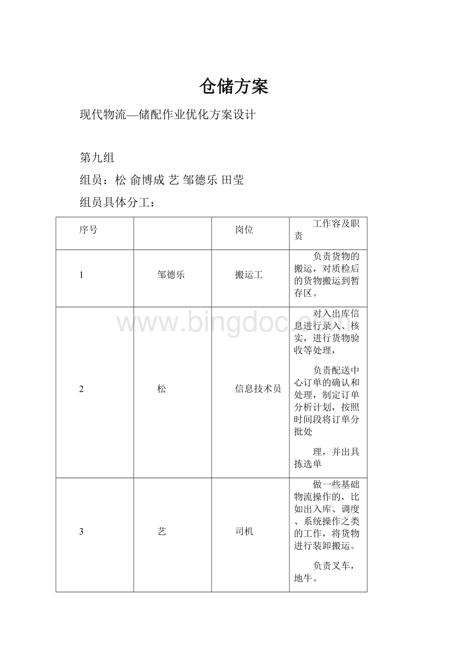 仓储方案.docx_第1页