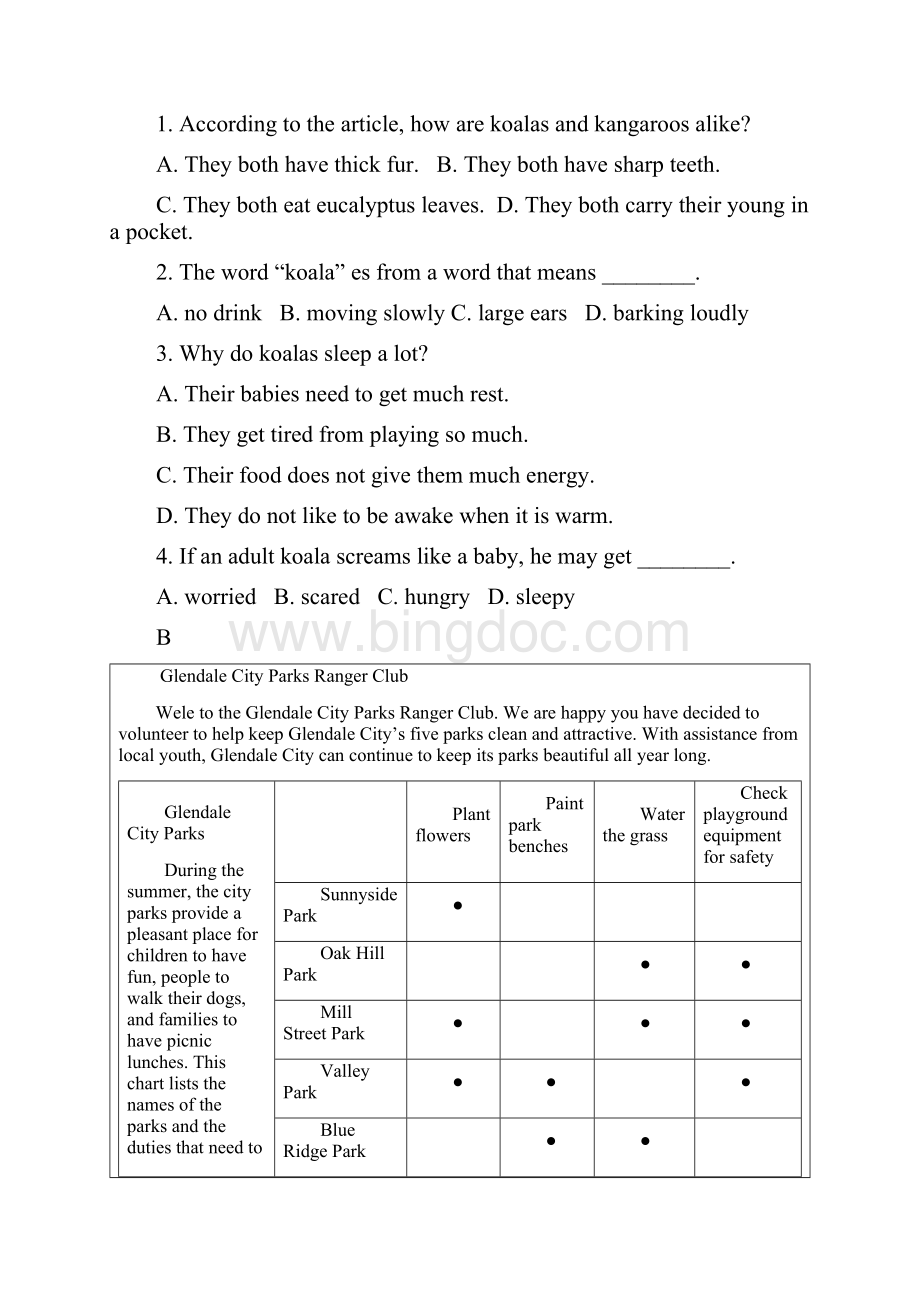 高一期中联考英语试题 含答案Word文档格式.docx_第2页