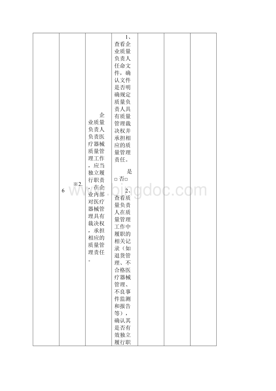 医疗器械质量体系内部审核表.docx_第3页