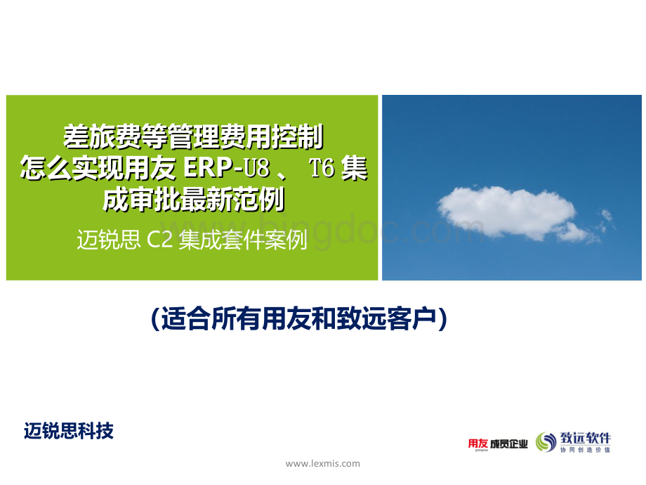 差旅费控制用友ERP-U8、T6最新范例.ppt