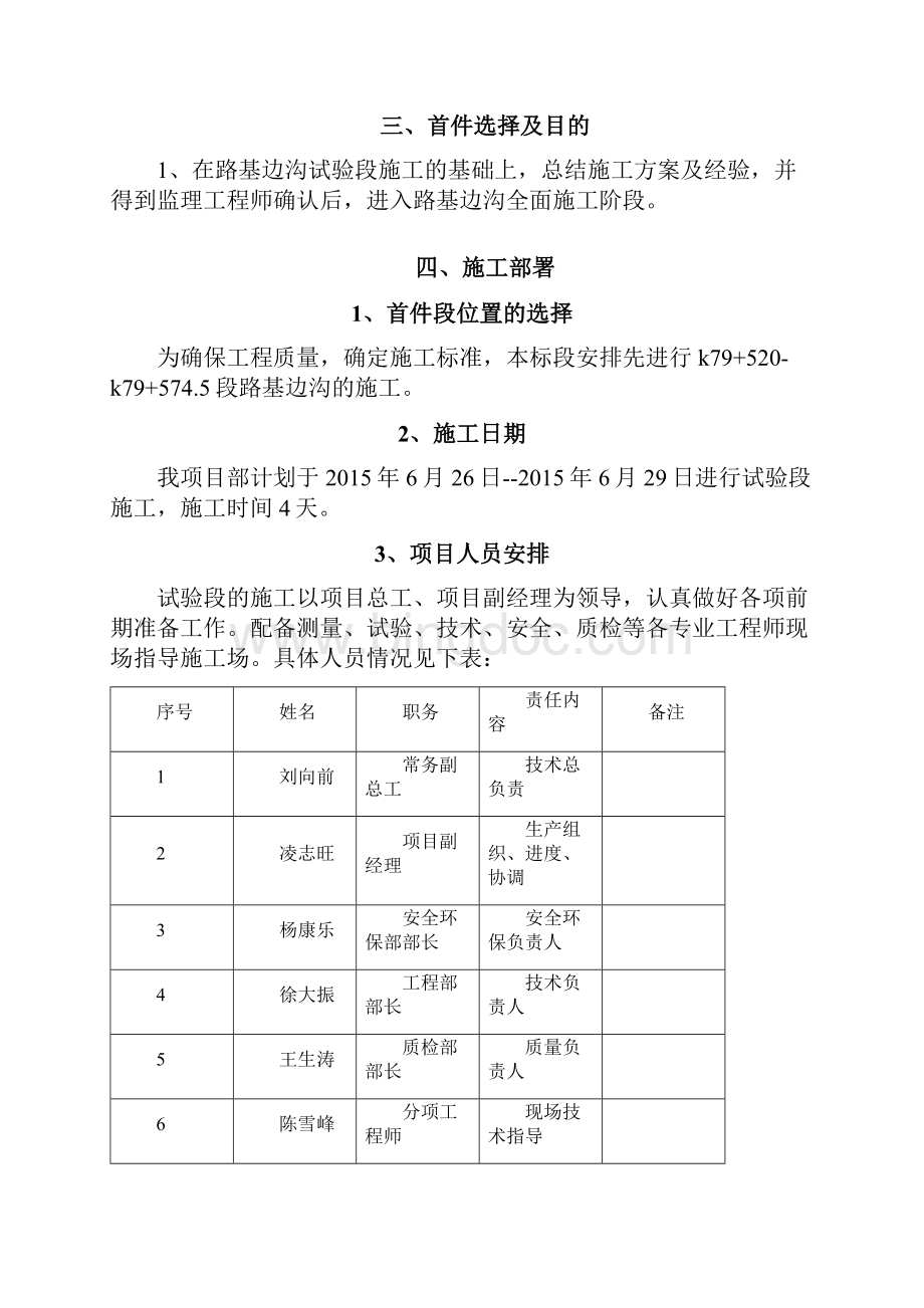 路基边沟首件施工Word文档格式.docx_第3页