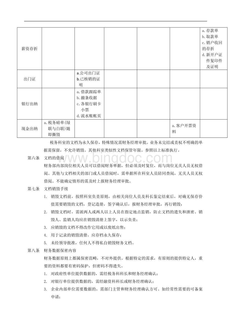 财务部档案储存制度Word文件下载.docx_第2页