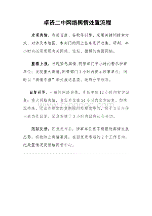 网络舆情处置流程文档格式.doc