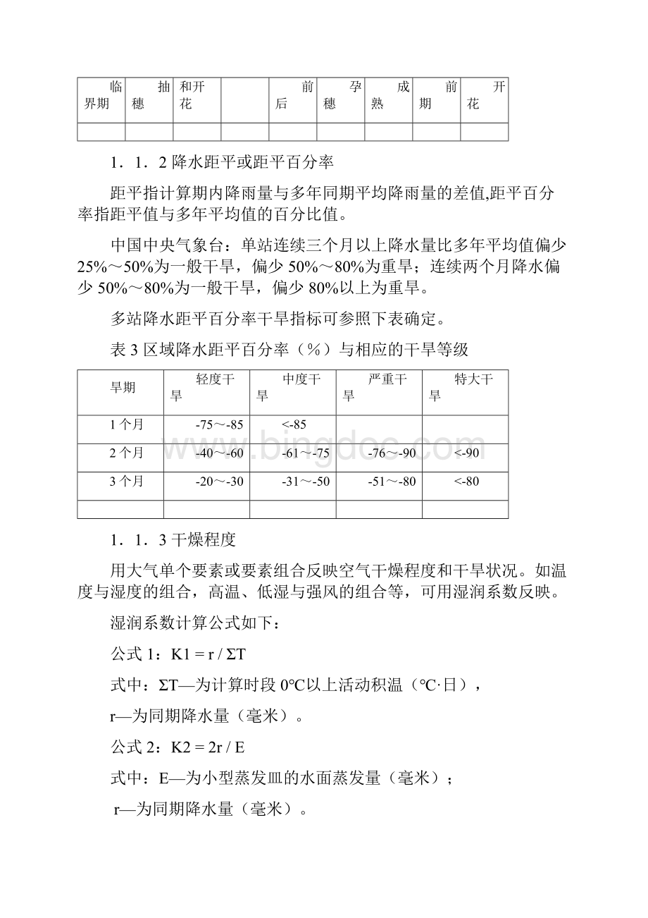 干旱指标确定与等级划分.docx_第2页