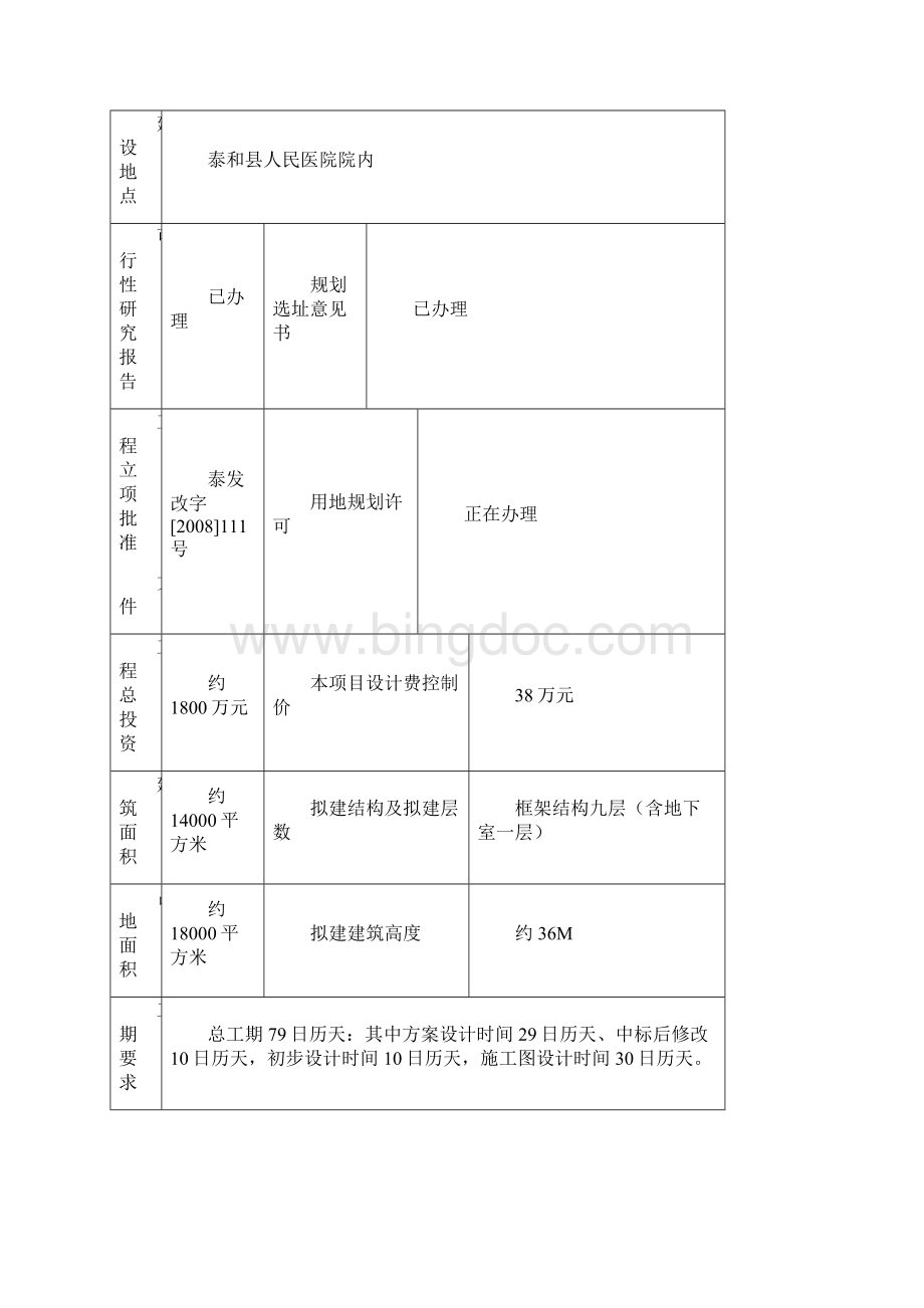 江西省泰和县人民医院改建门急诊综合大楼建设工程设计招标文件.docx_第2页