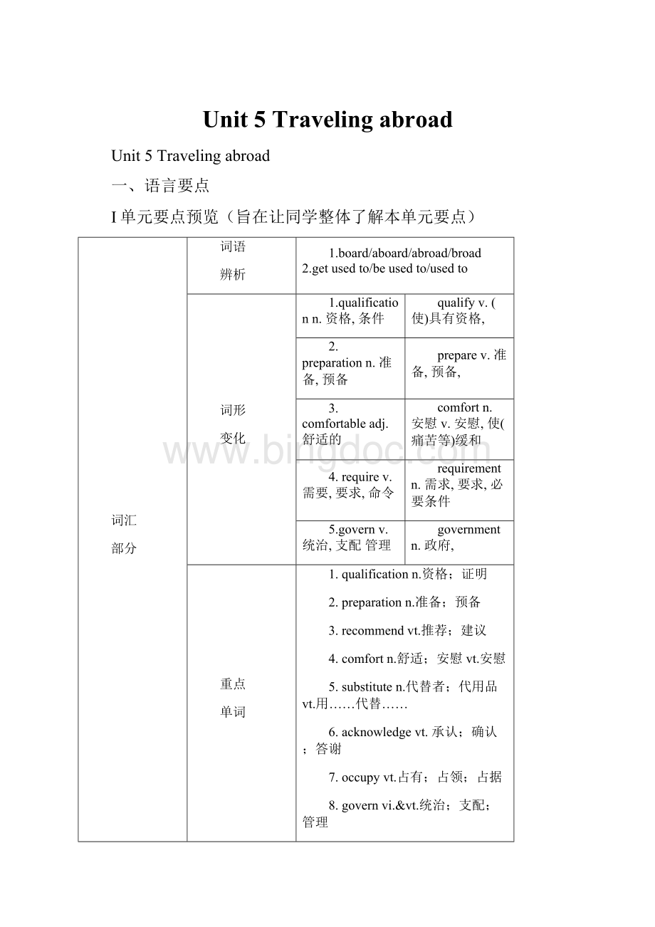 Unit 5Travelingabroad.docx_第1页