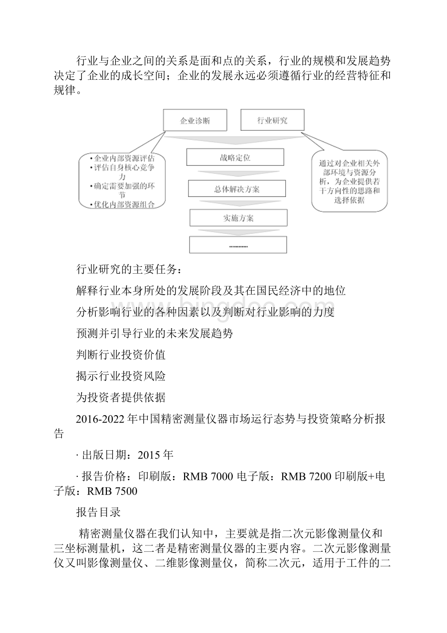 中国精密测量仪器市场运行态势与投资策略分析报告Word格式文档下载.docx_第3页