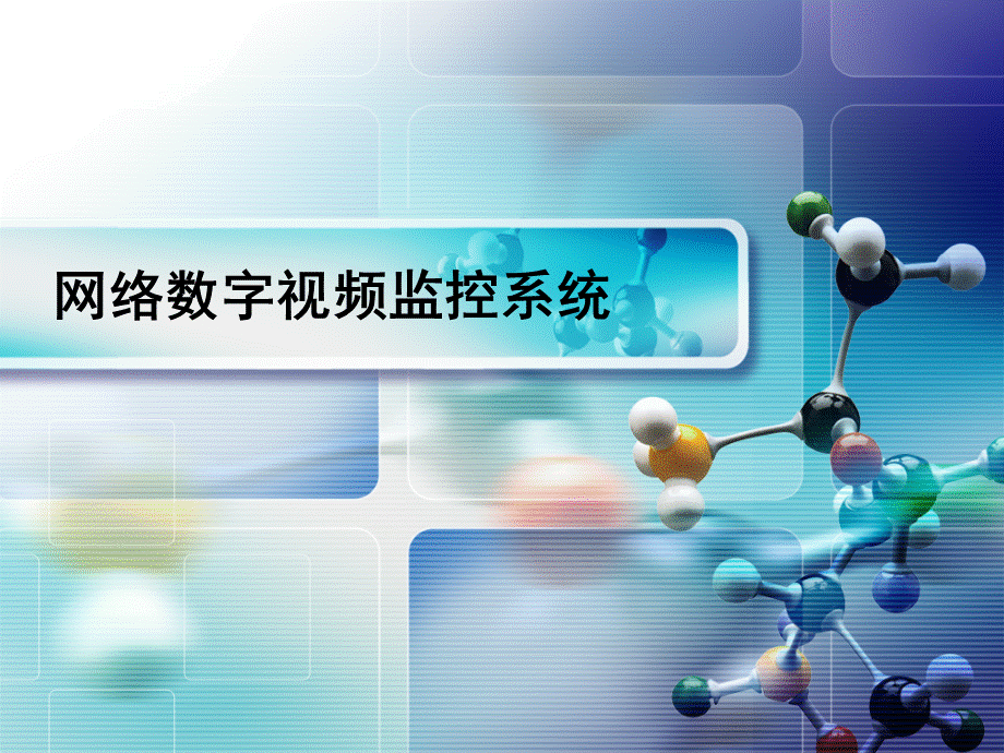 网络数字视频监控系统平台介绍.ppt