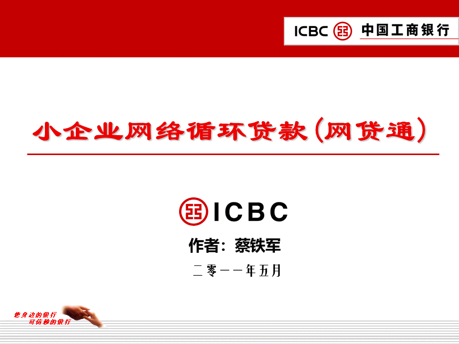 工商银行小企业网贷通PPT.ppt