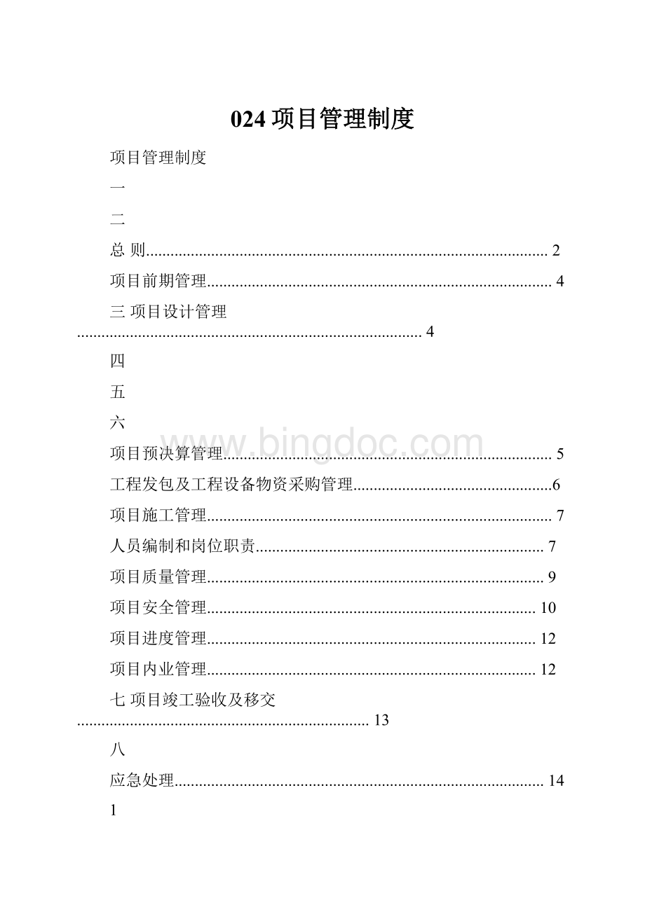 024项目管理制度.docx_第1页