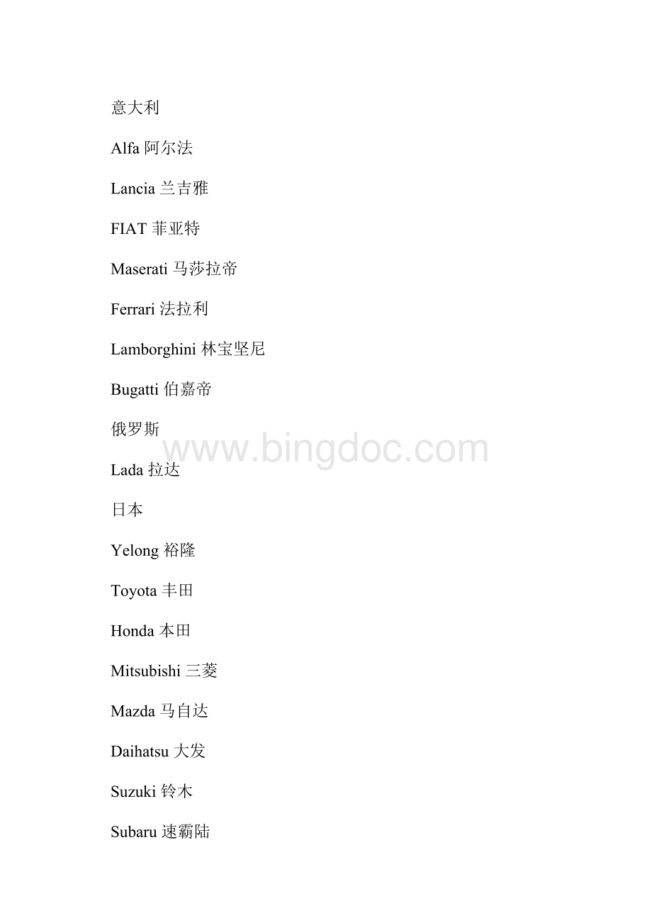 常用车型名称英汉对照.docx_第3页