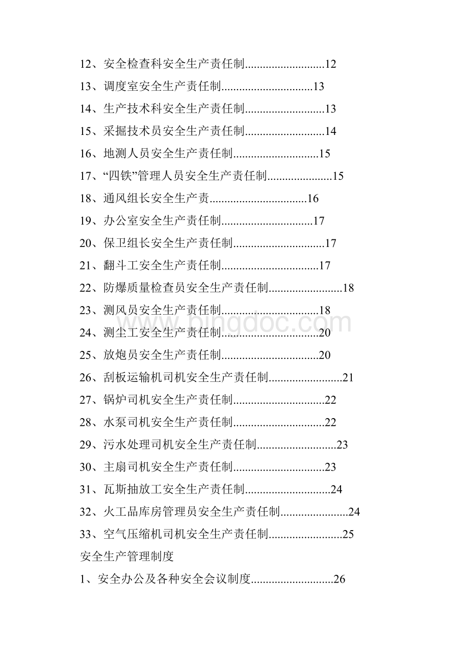 煤矿安全生产主体责任实施细则Word格式.docx_第2页