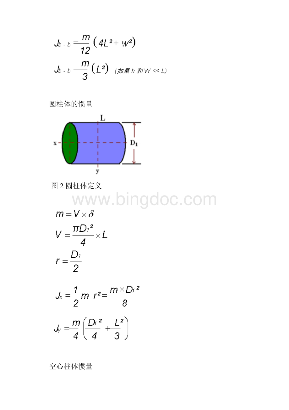 常用物体的转动惯量与扭矩的计算.docx_第2页