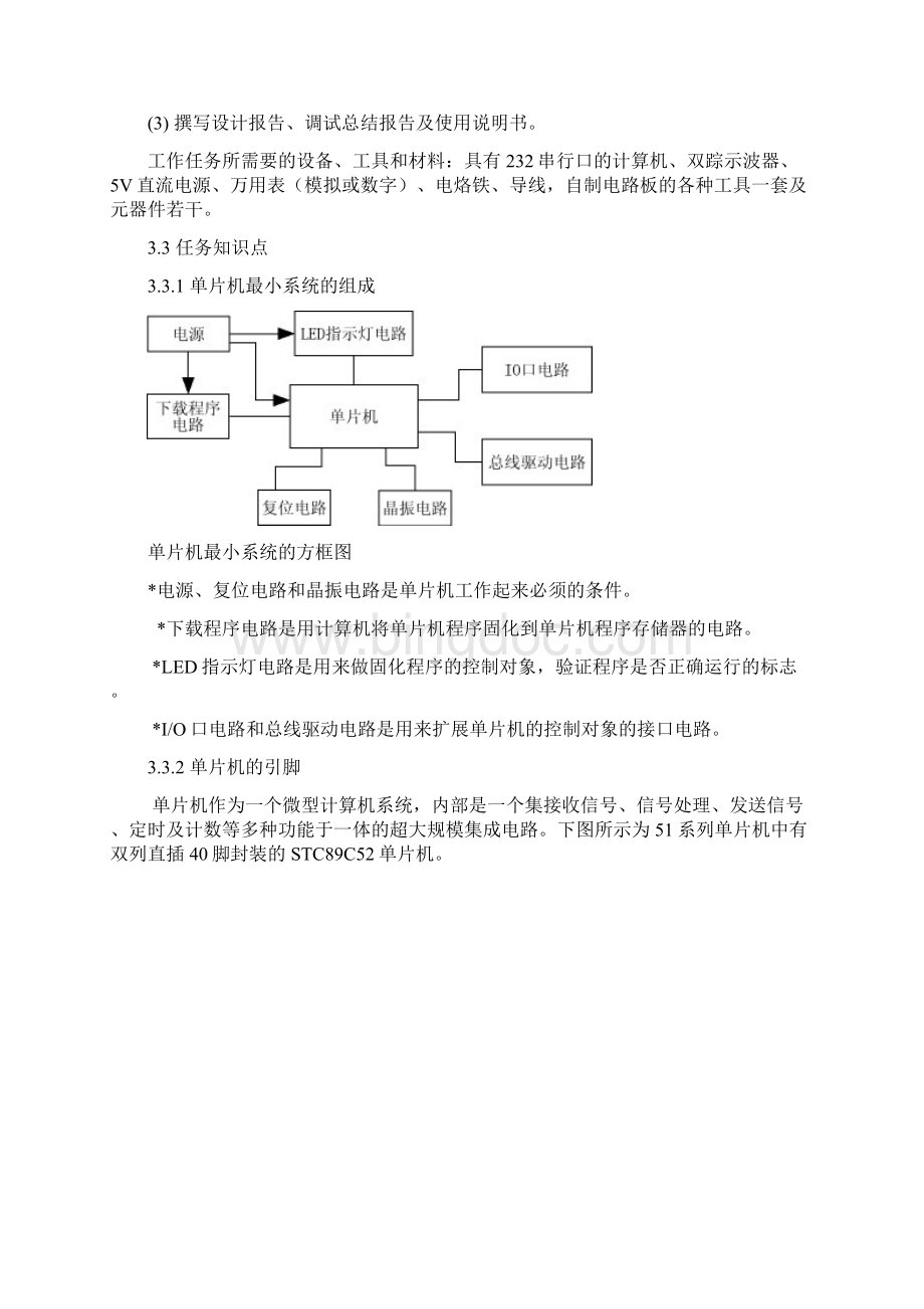 整理单片机最小系统的设计与实现Word文档格式.docx_第2页