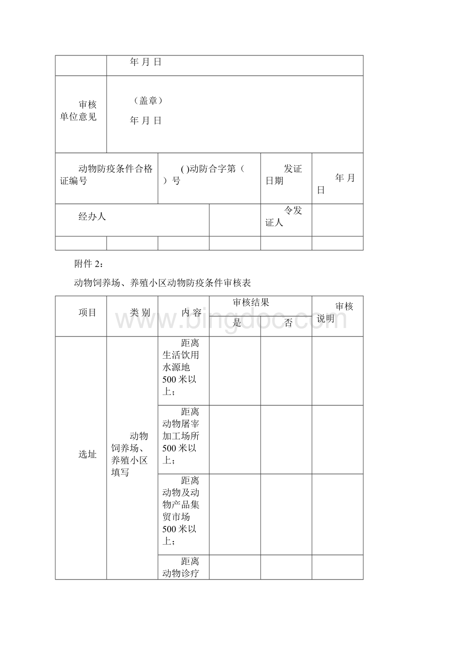 动物防疫条件合格证填写及应用规范.docx_第3页