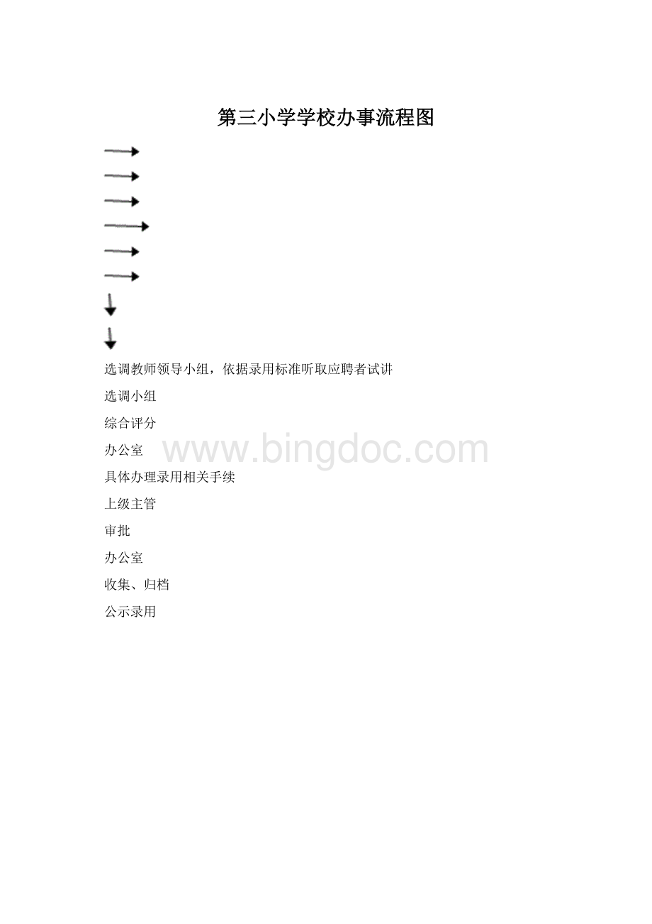 第三小学学校办事流程图.docx_第1页